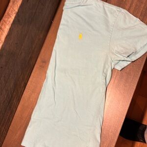 Men’s small short sleeved polo t shirt blue